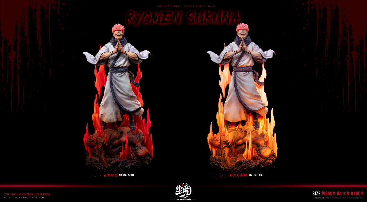 Jujutsu Kaisen - Ryomen Sukuna | 1:6 Resin Statue | by Real World Studio