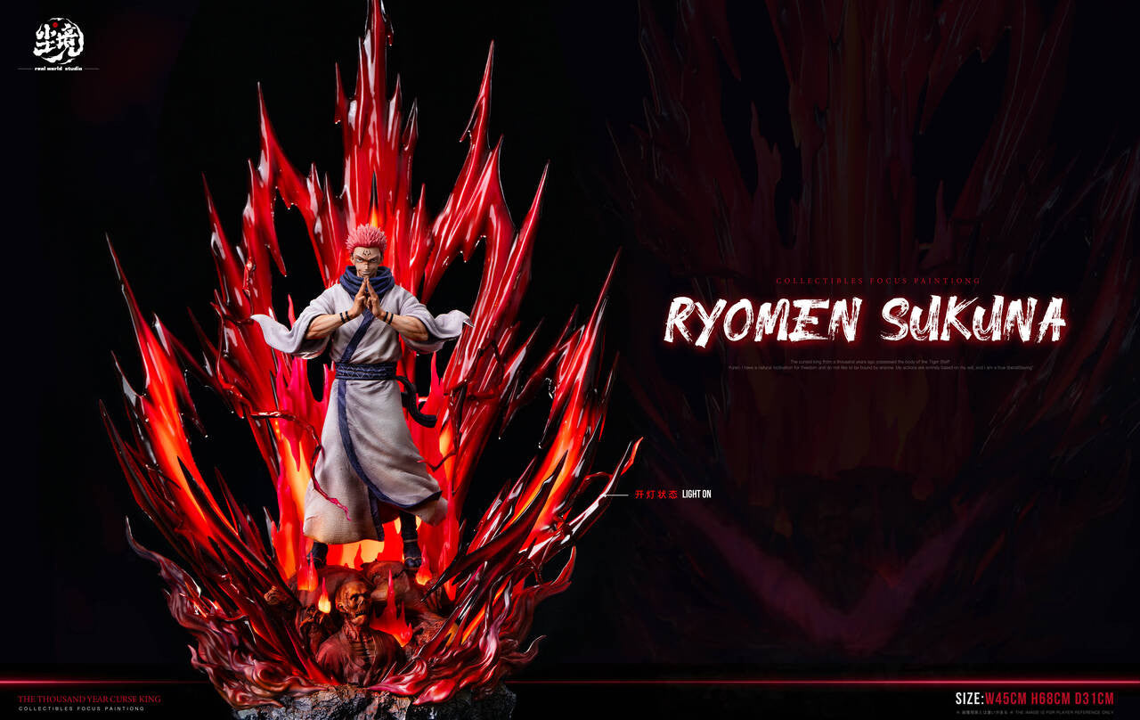 Jujutsu Kaisen - Ryomen Sukuna | 1:6 Resin Statue | by Real World Studio