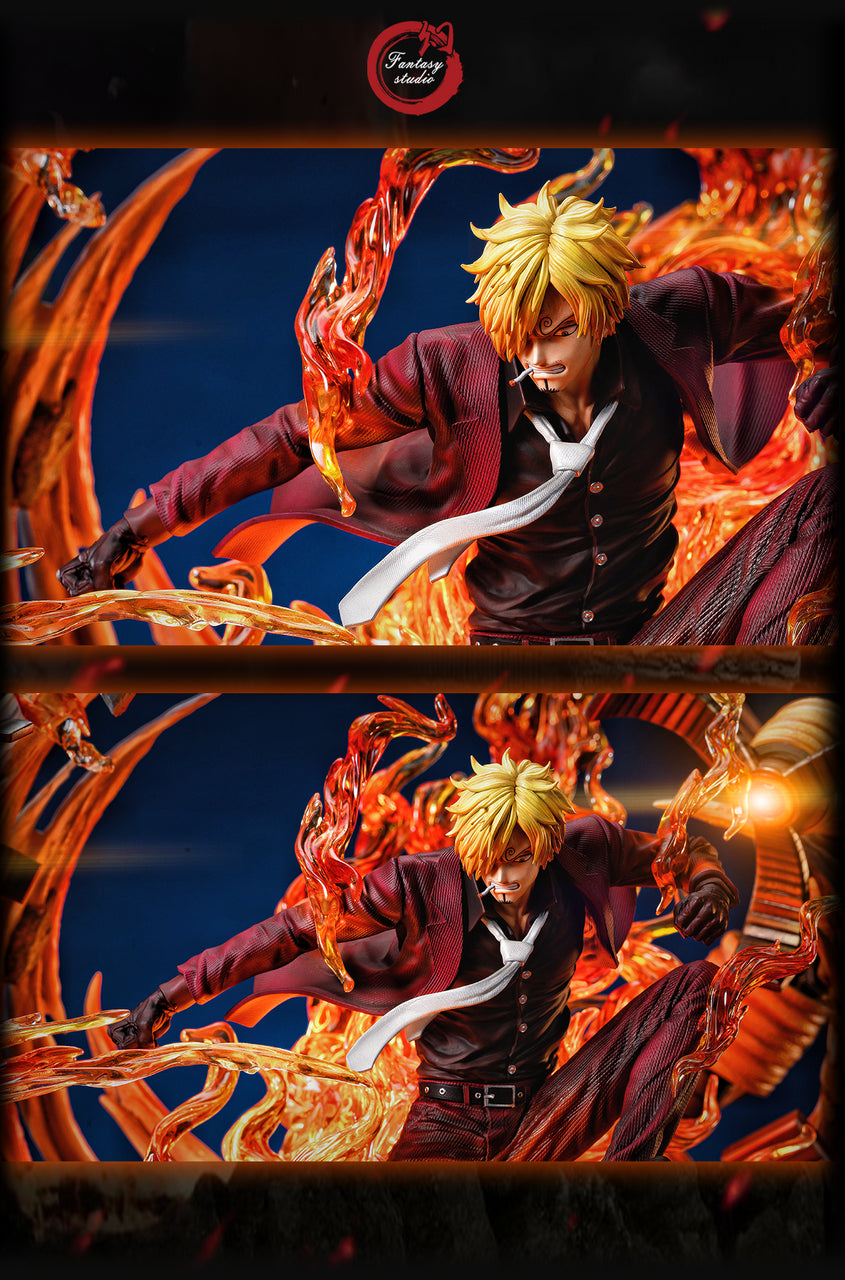 One Piece - Vinsmoke Sanji vs. Queen | 1:4 Scale Resin Statue | von Fantasy Studio