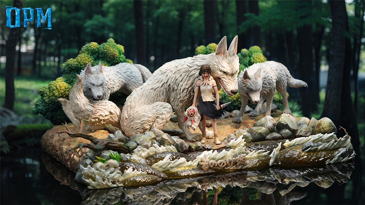 Studio Ghibli - Princess Mononoke | Resin Statue | by OPM Studio