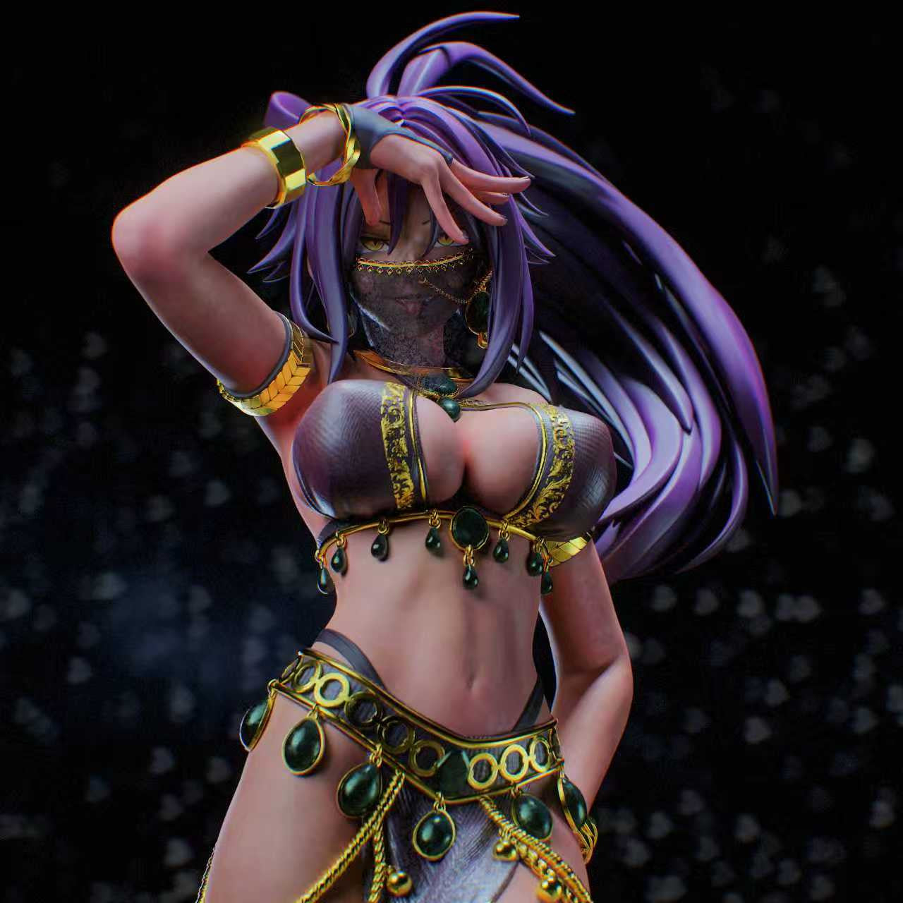 Bleach - Dancer Shihouin Yoruichi | Resin Statue | by ANE Studio