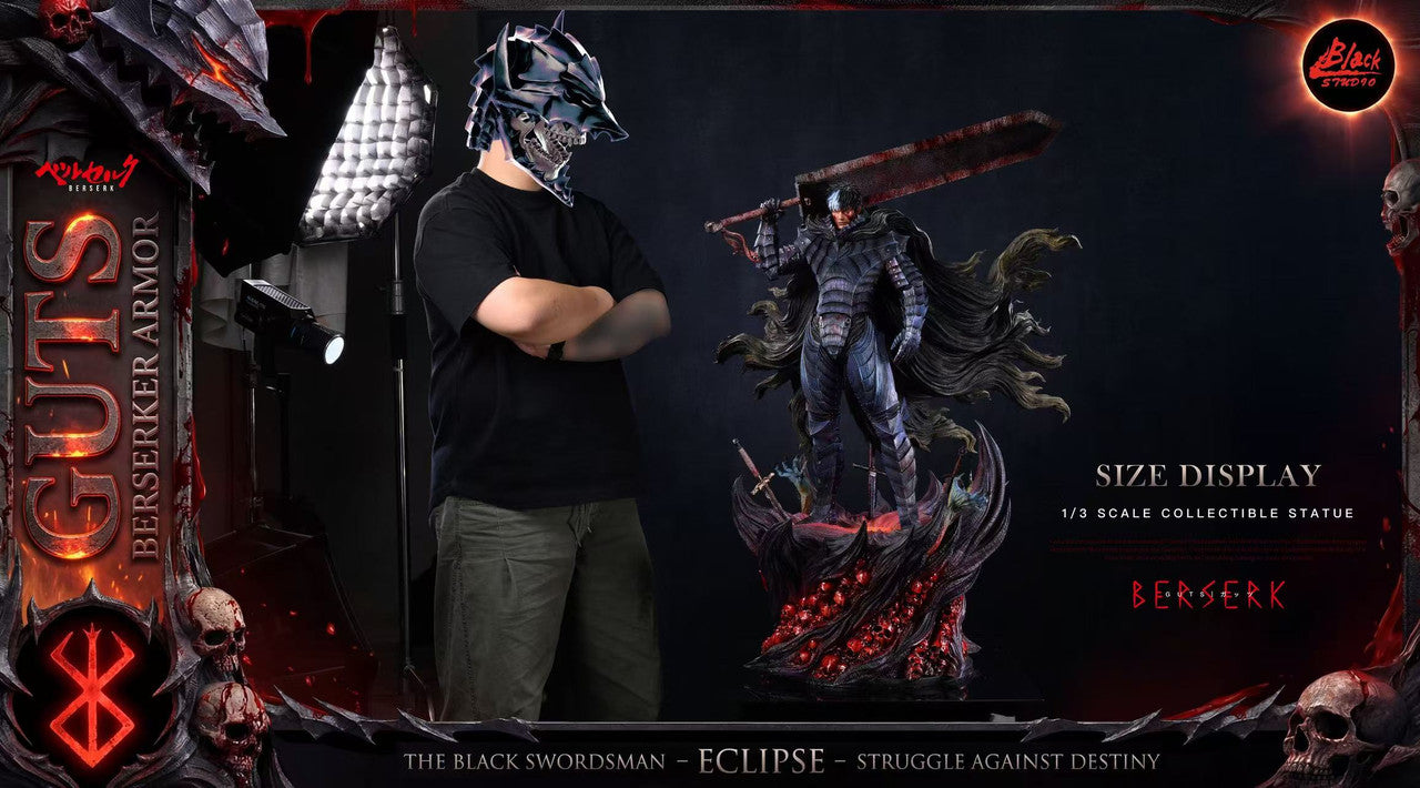 Berserk - Berserk Guts | 1:6/1:3 Resin Statue | by Black Studio