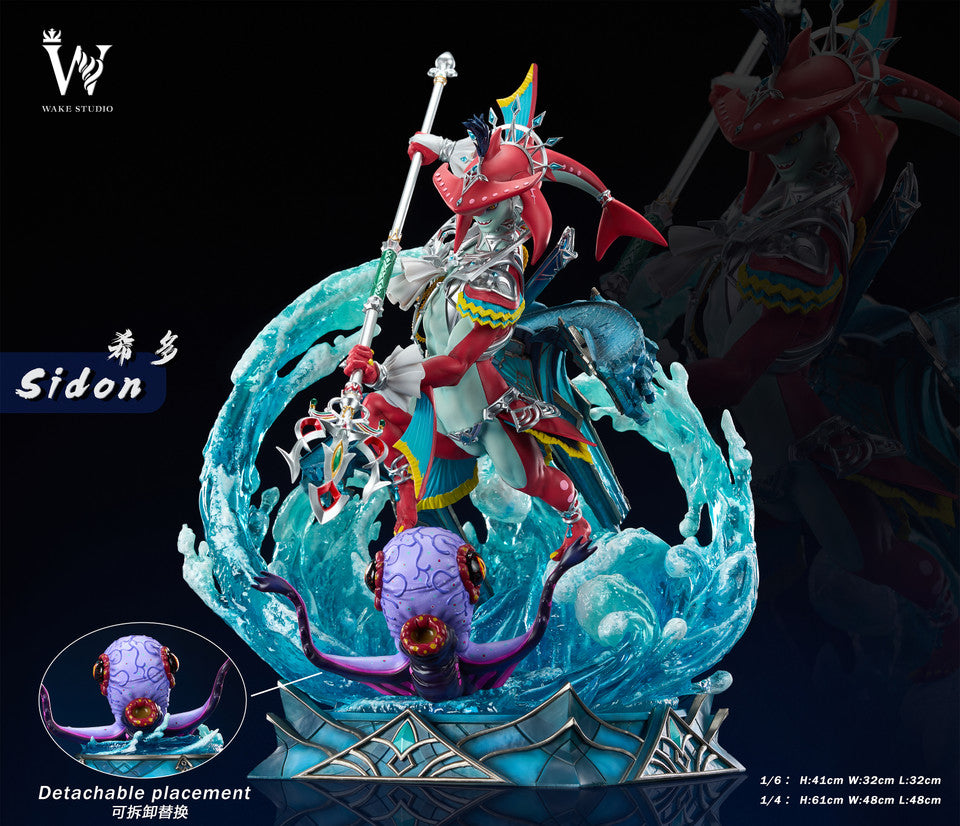 The Legend of Zelda - Sidon | 1:6/1:4 Resin Statue | by Wake Studio