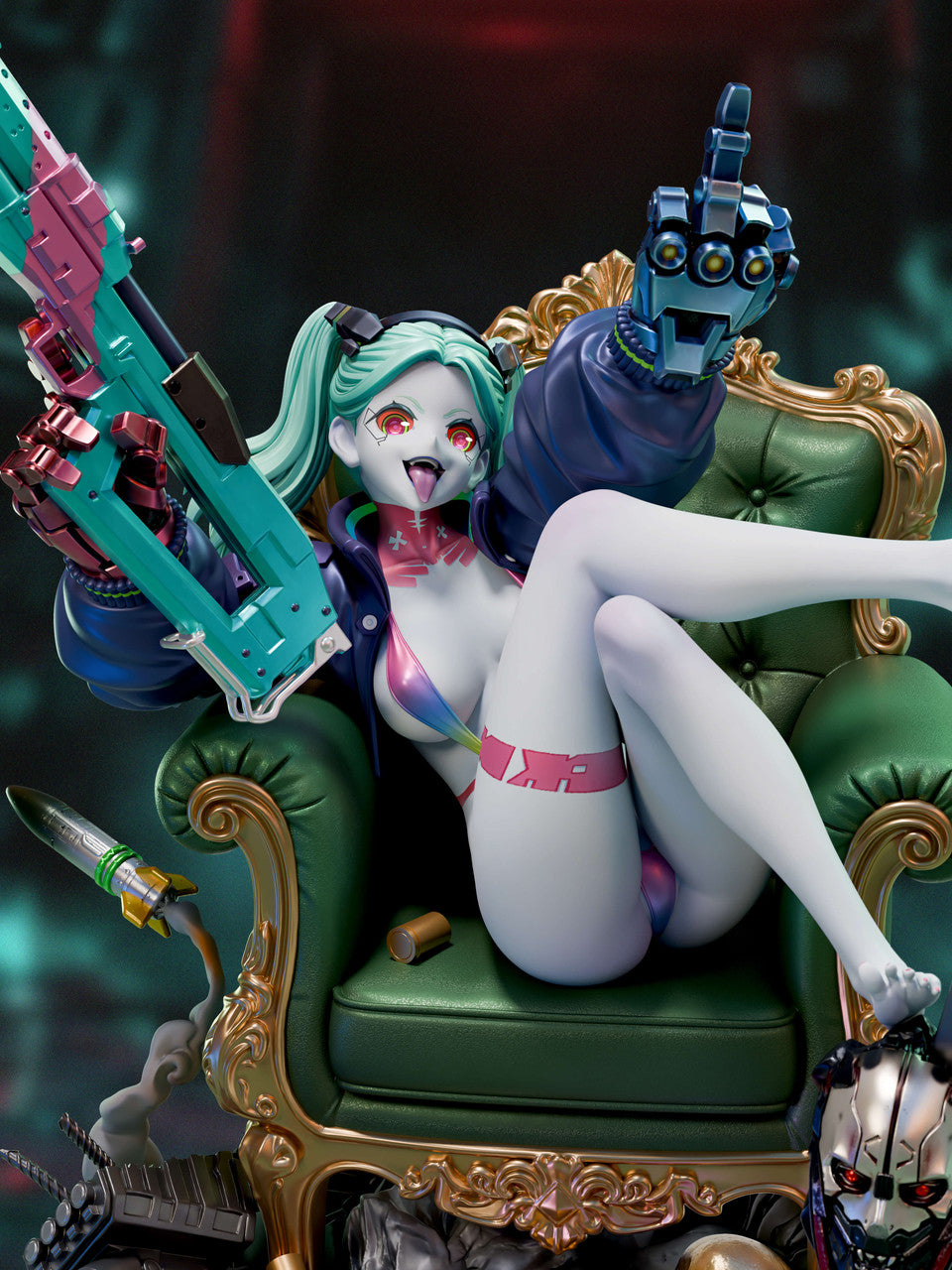 Cyberpunk - Rebecca | 1:4 Resin Statue | by Reflection Studio