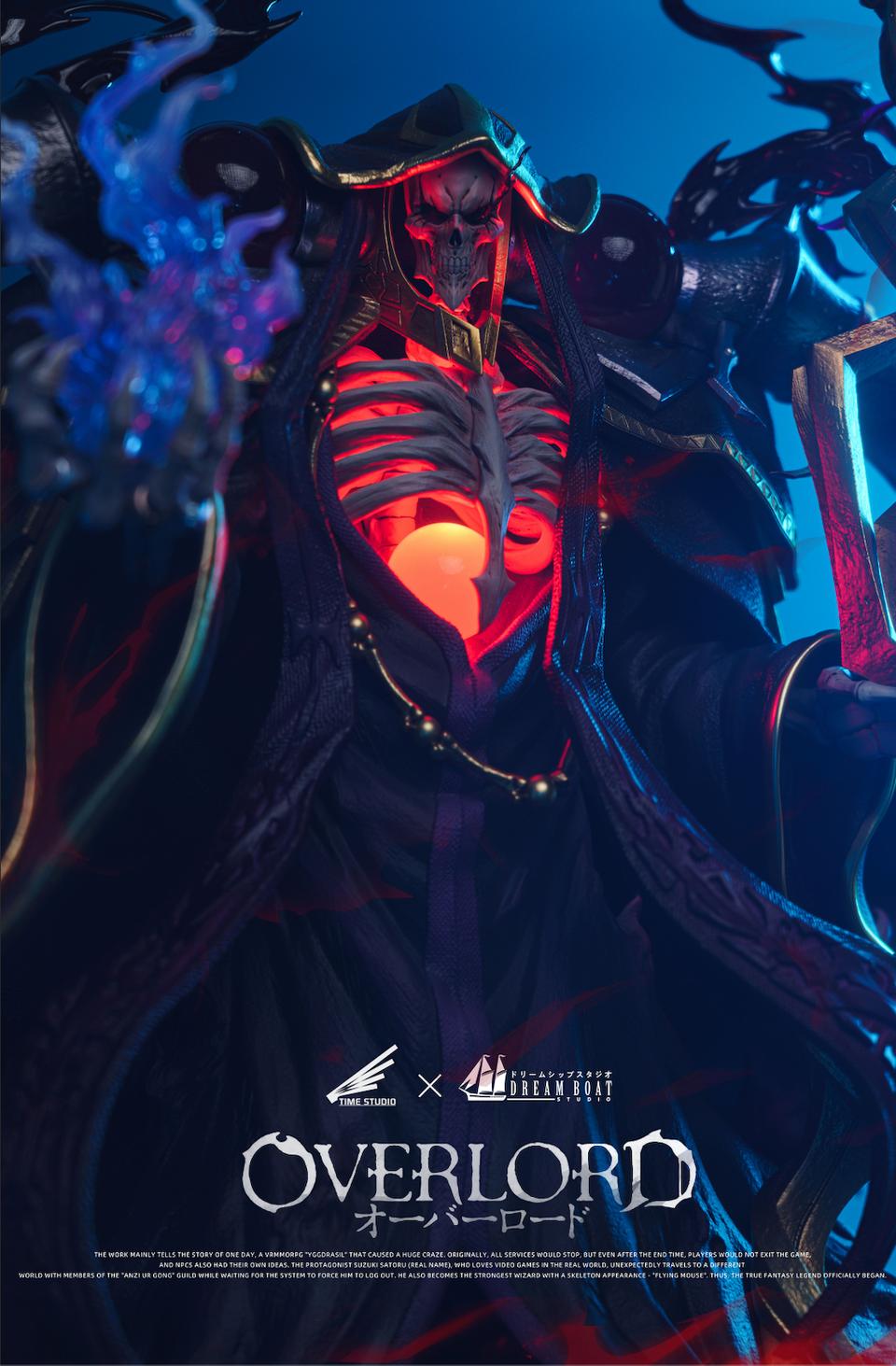 Overlord - Over Lord Ainz Ooal Gown | Resin Statue | by Dream Boat Studio & Time Studio