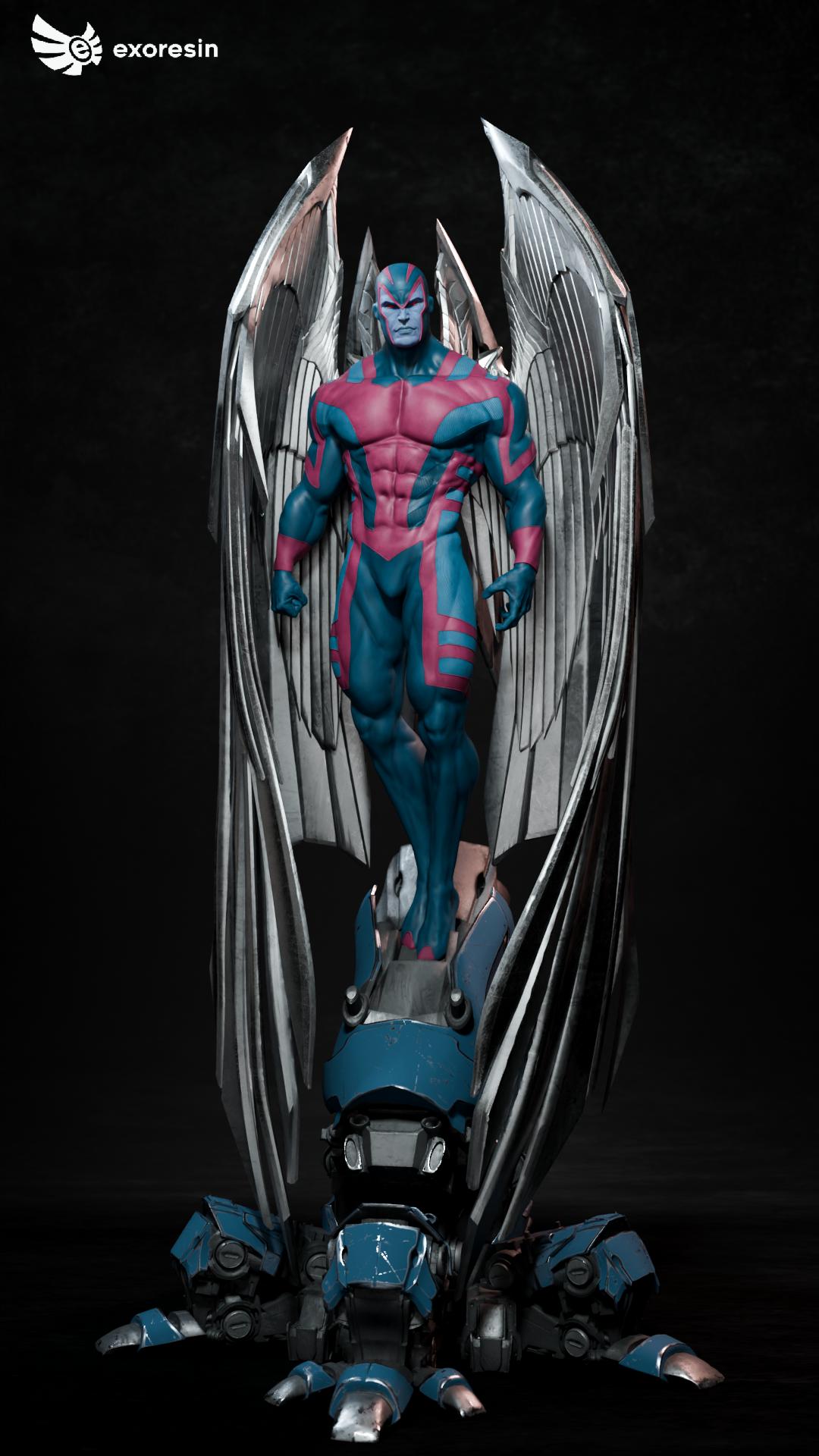 Marvel – Archangel Museum | 1:3.5 Resin Statue | by Exoresin