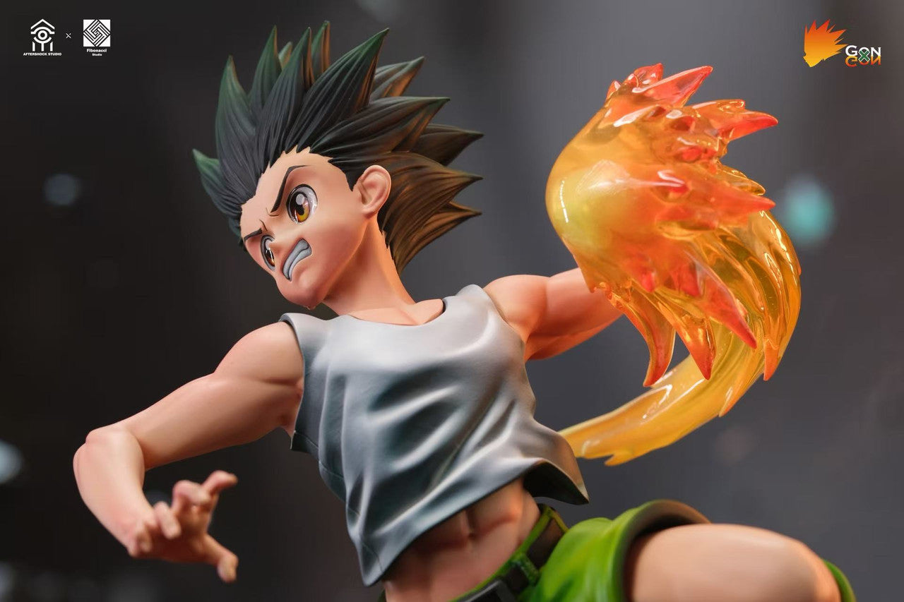 Hunter × Hunter - Killua Zoldyck & Gon Freecss | Resin Statue | by Aftershock Studio & Fibonacci Studio
