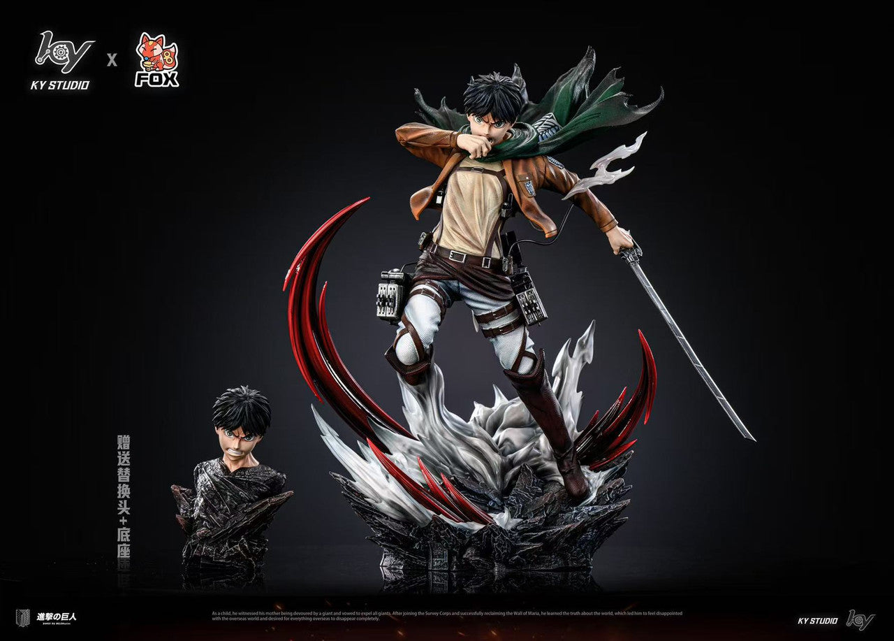 Attack on Titan - Eren Jaeger | 1:6 Resin Statue | by KY Studio & Fox Studio