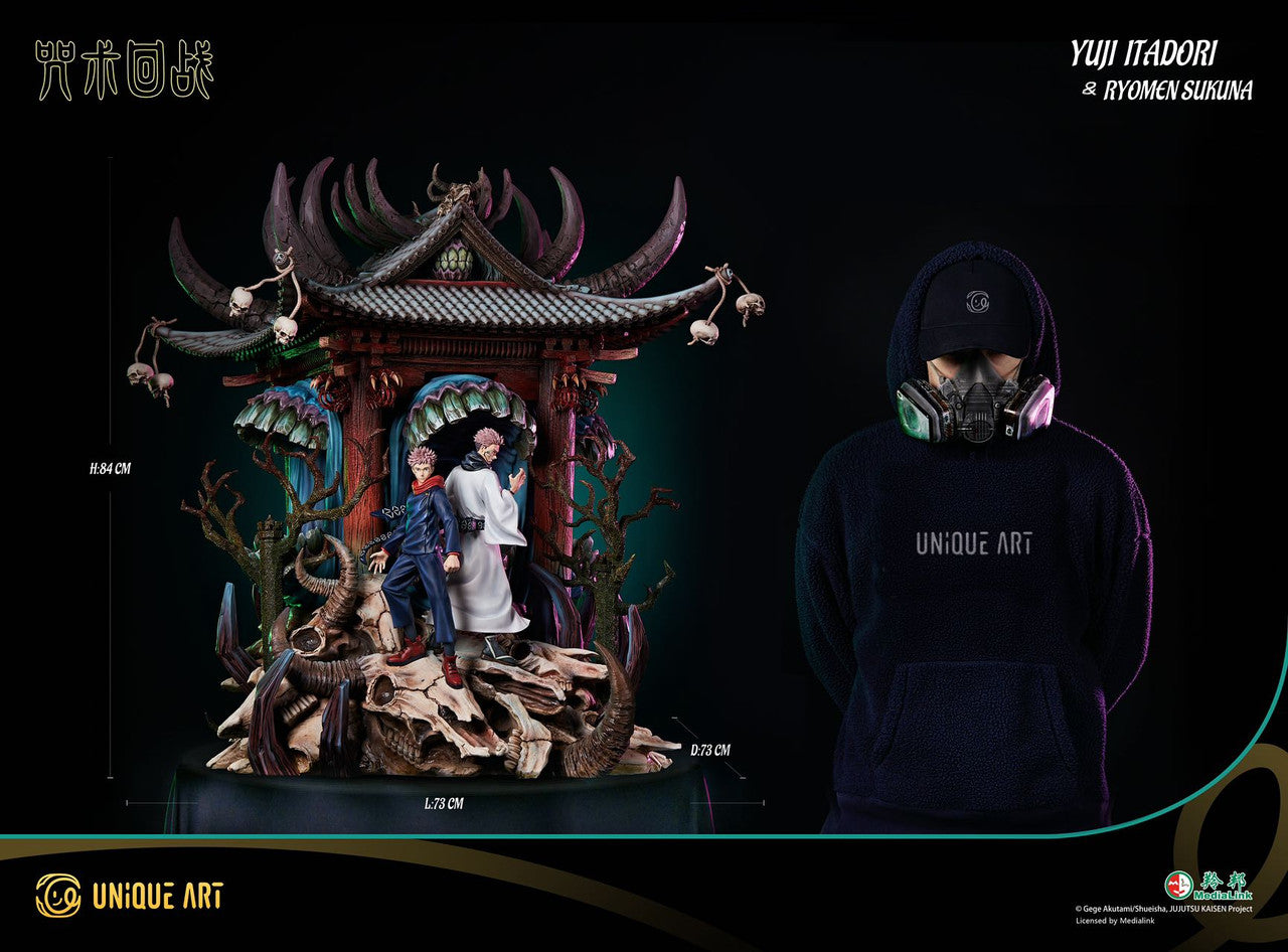 Jujutsju Kaisen - Itadori Yuji & Ryomen Sukuna | 1:6 Resin Statue | by Unique Art Studio