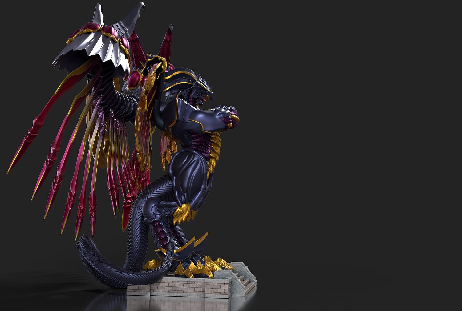 Final Fantasy - Bahamut | Resin Statue | by Solar Studio