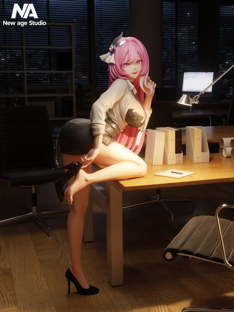 Honkai Impact 3rd - Office lady uniform Elysia | Resin Statue | by New Age Studio