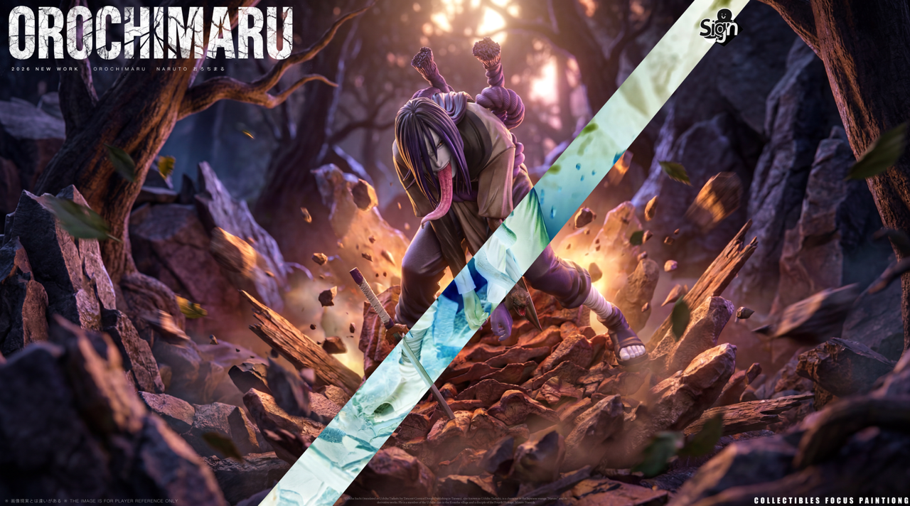 Naruto - Orochimaru | Resin Statue | by Sign Studio