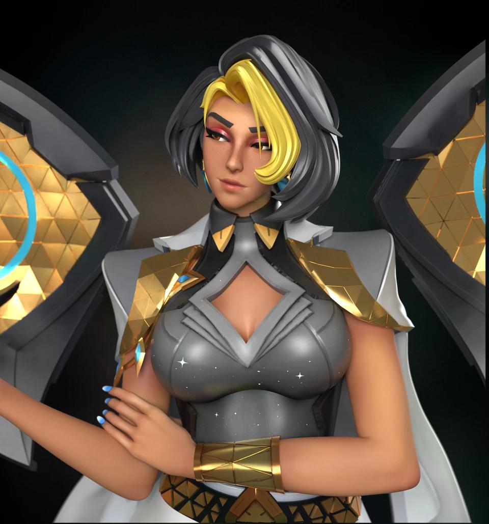 Overwatch - Domina | 1:4 Resin Statue | by 1680 Studio