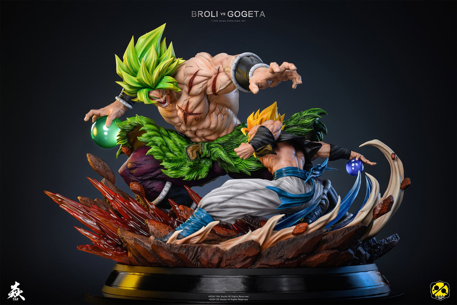 Dragon Ball - Broly vs. Gogeta | 1:4 Resin Statue | von 2% Studio