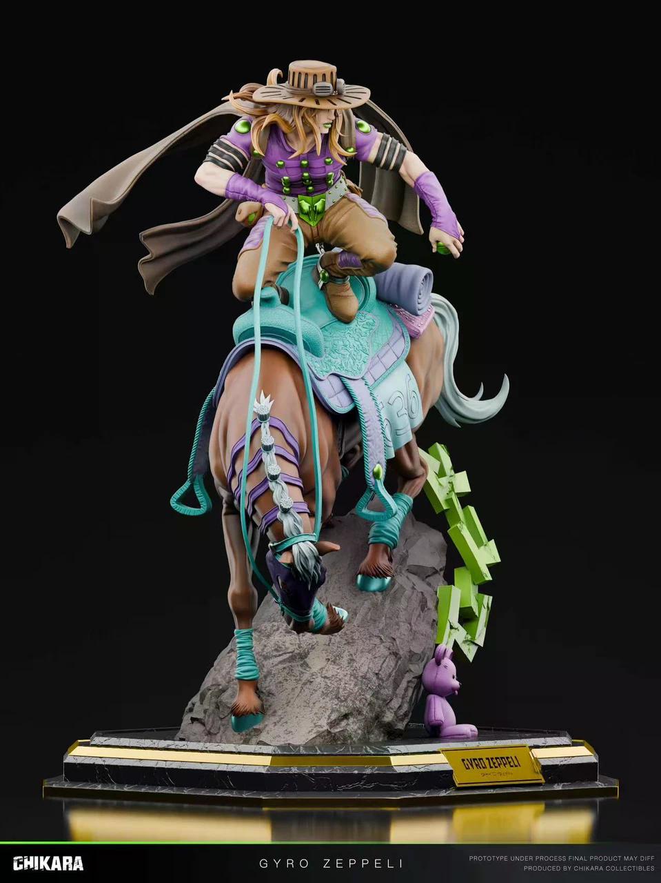 JoJo’s Bizarre Adventure - Gyro Zeppeli | 1:4 Resin Statue | by Chikara Studio