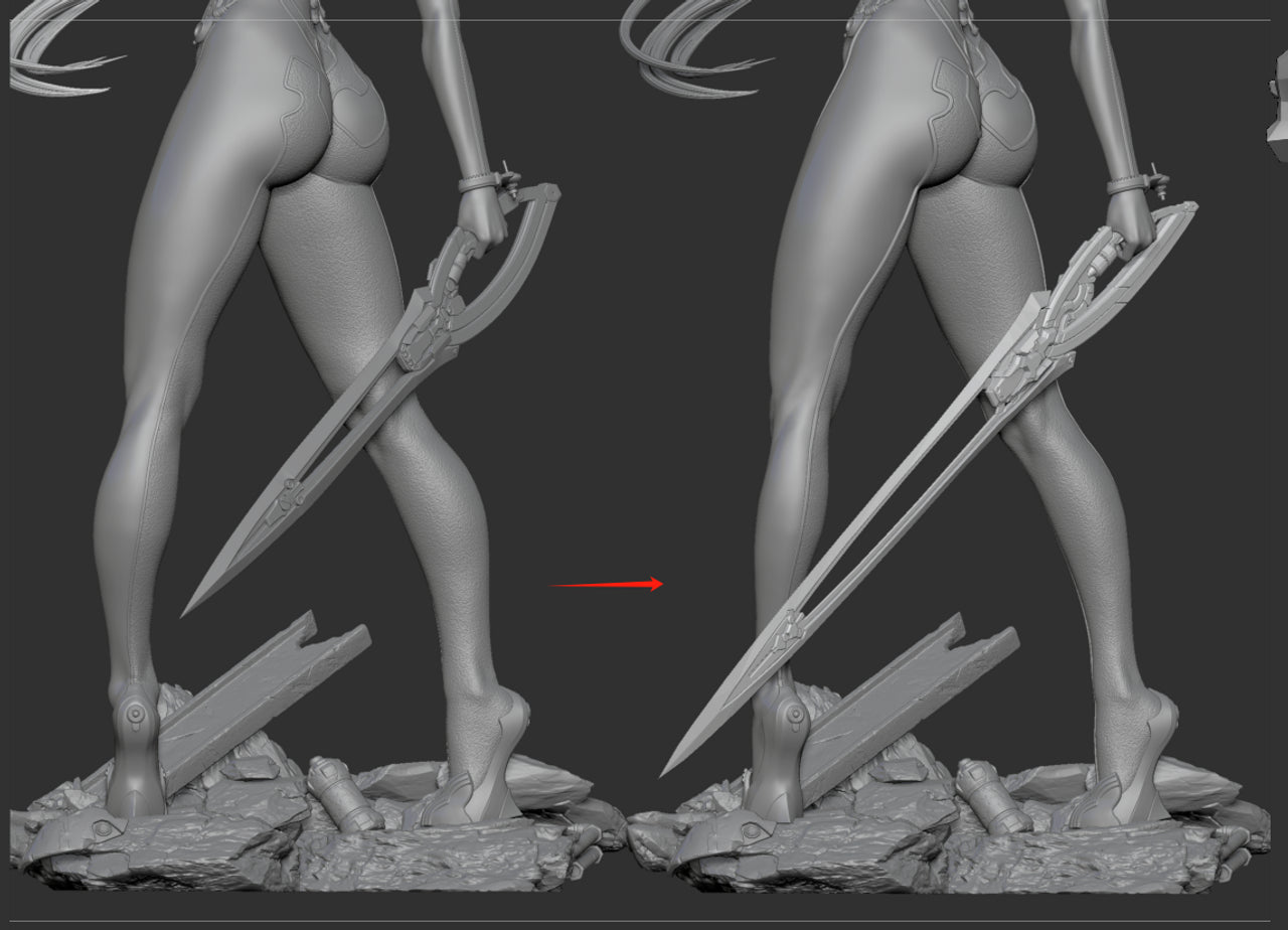 Stellar Blade - Skinsuit Eve | 1:4 Resin Statue | by Craving Eyes Studio