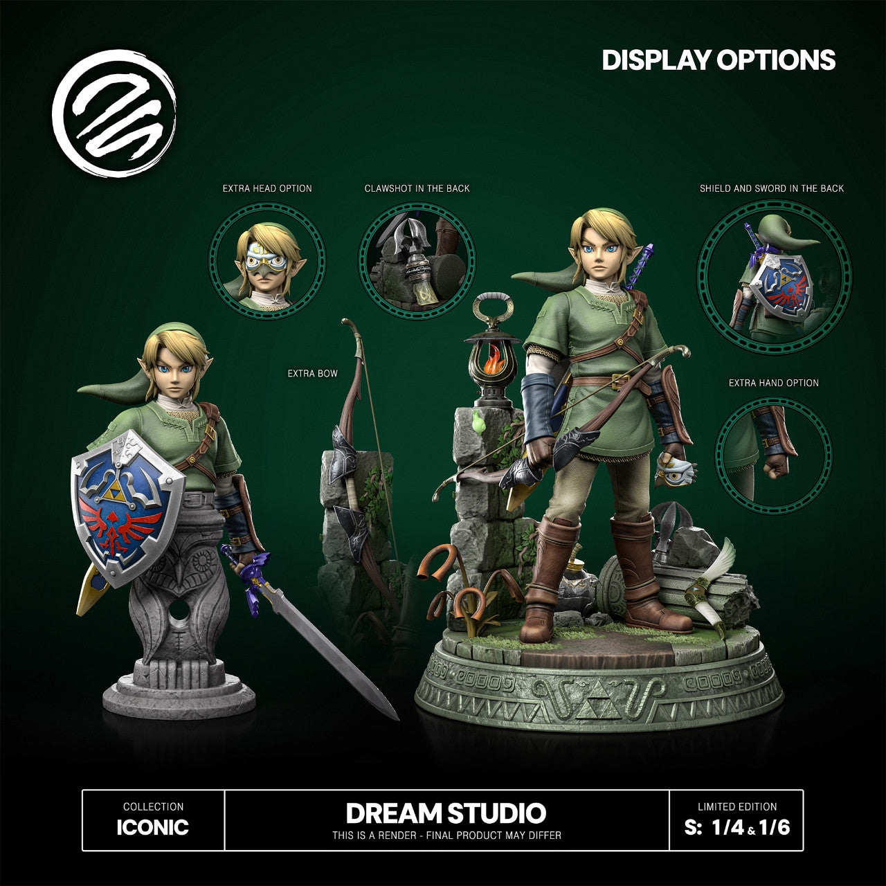 Legend of Zelda - Link | 1:4/1:6 Resin Statue | by Dream Studio