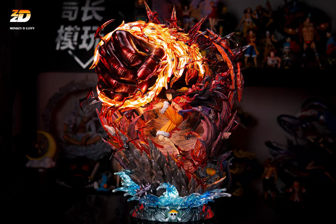 One Piece - Red Roc Luffy | 1:6 Resin Statue | by ZZDD Studio