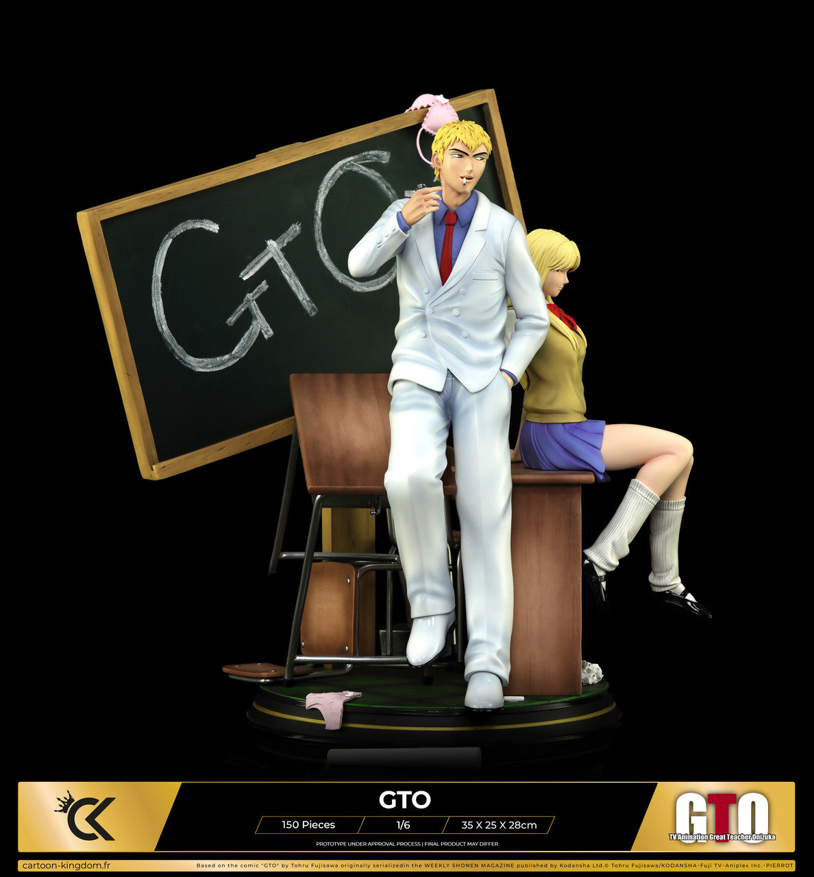 Great Teacher Onizuka - Onizuka & Urumi | 1:6 Resin Statue | by Cartoon Kingdom Studio