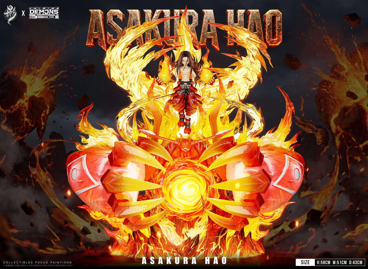 Shaman King - Asakura Hao | Resin Statue | by LueYing × Demons Studio