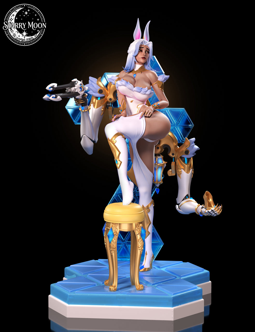 Overwatch - Bunny Domina | 1:4 Resin Statue | by Starry Moon Atelier