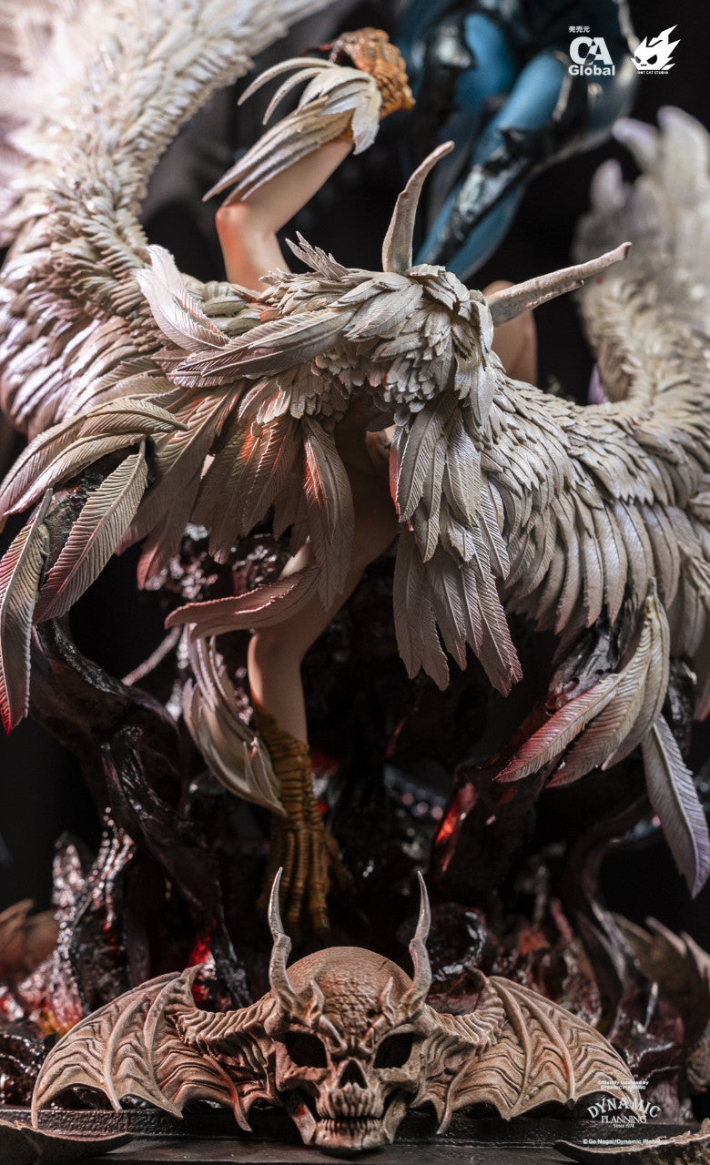 Devilman - Jun Fudo vs. Ran Asuka | 1:6 Resin Statue | by HotCat Studio