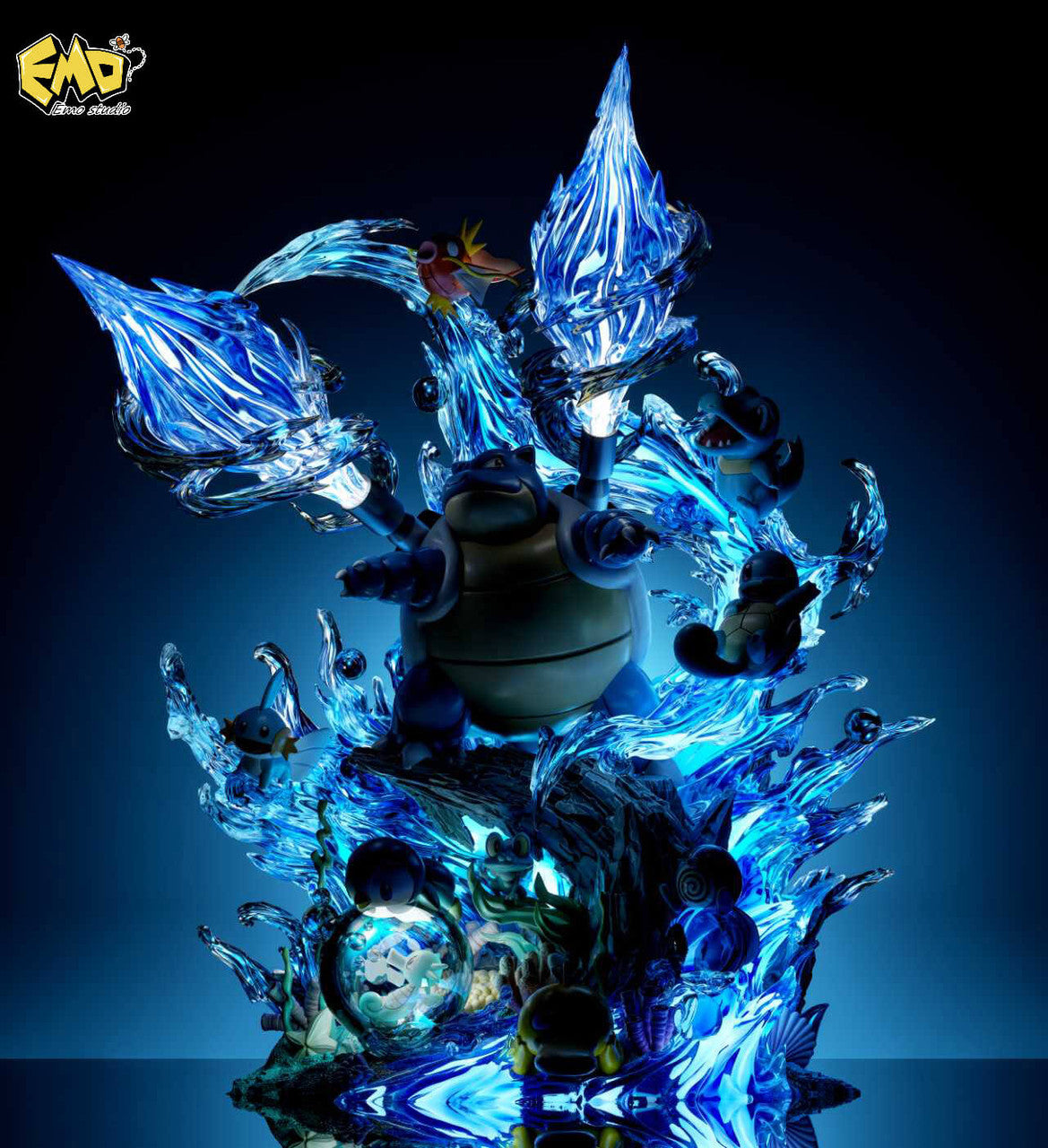 Pokémon - Water type Pokemon Group | Resin Statue | by EMO Studio