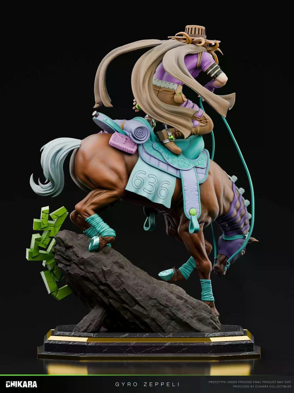 JoJo’s Bizarre Adventure - Gyro Zeppeli | 1:4 Resin Statue | by Chikara Studio