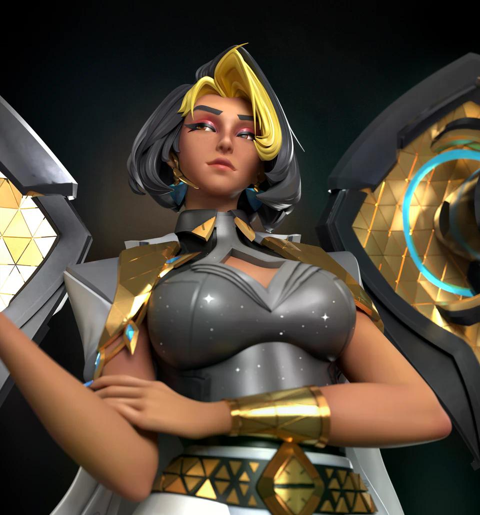 Overwatch - Domina | 1:4 Resin Statue | by 1680 Studio