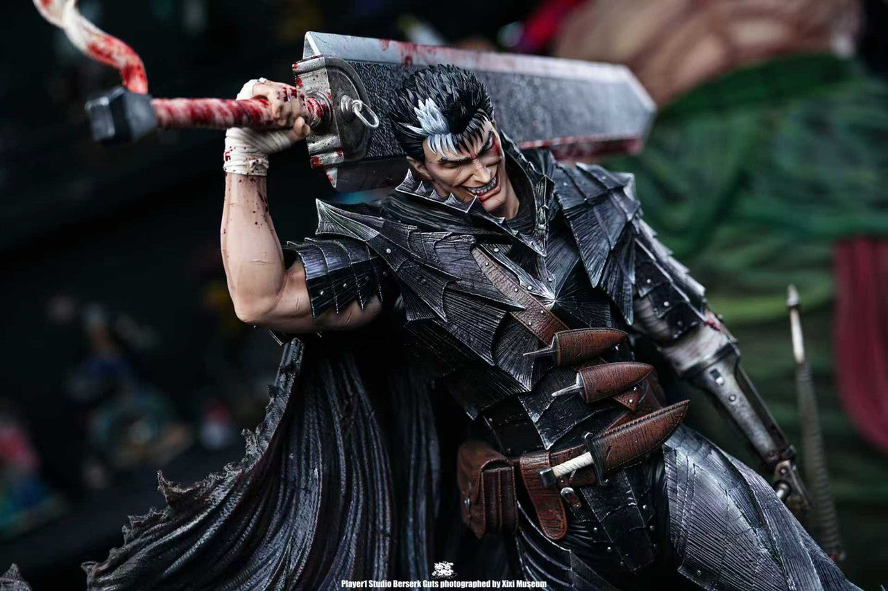 Berserk - Guts and The Berserk Armour | 1:4 Resin Statue | by Player 1 Studio Versus Series