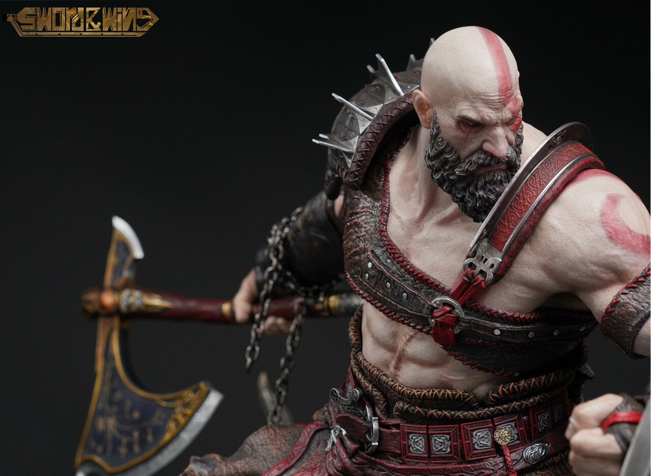 God of War - Atreus & Kratos | 1:4 Resin Statue | von Sword & Wing Studio