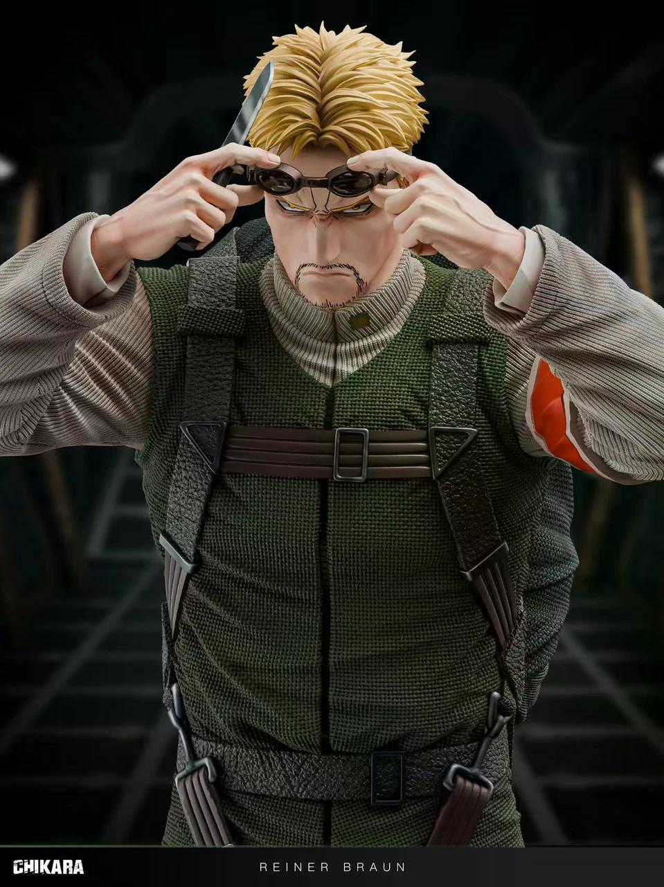 Attack on Titan - Reiner Braun Parachuting | 1:6 Resin Statue | by CHIKARA Studio