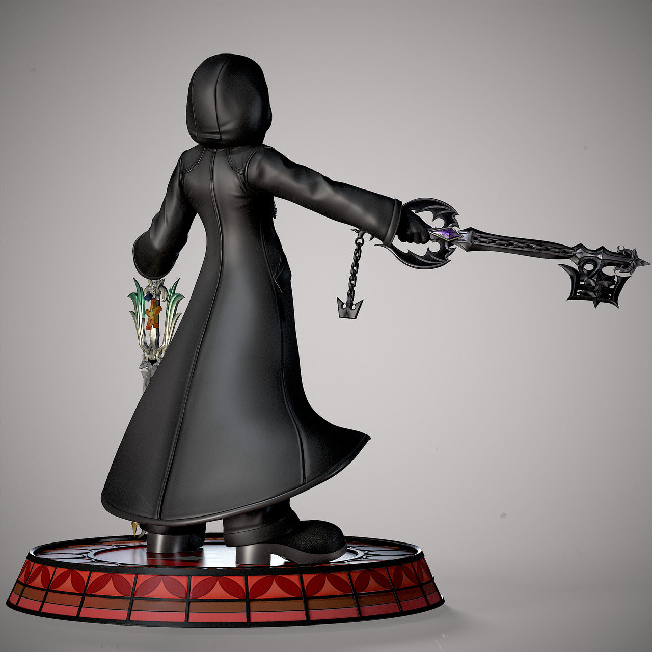 Kingdom Hearts II - Roxas | Resin Statue | by BlackSwan Collectibles Studio