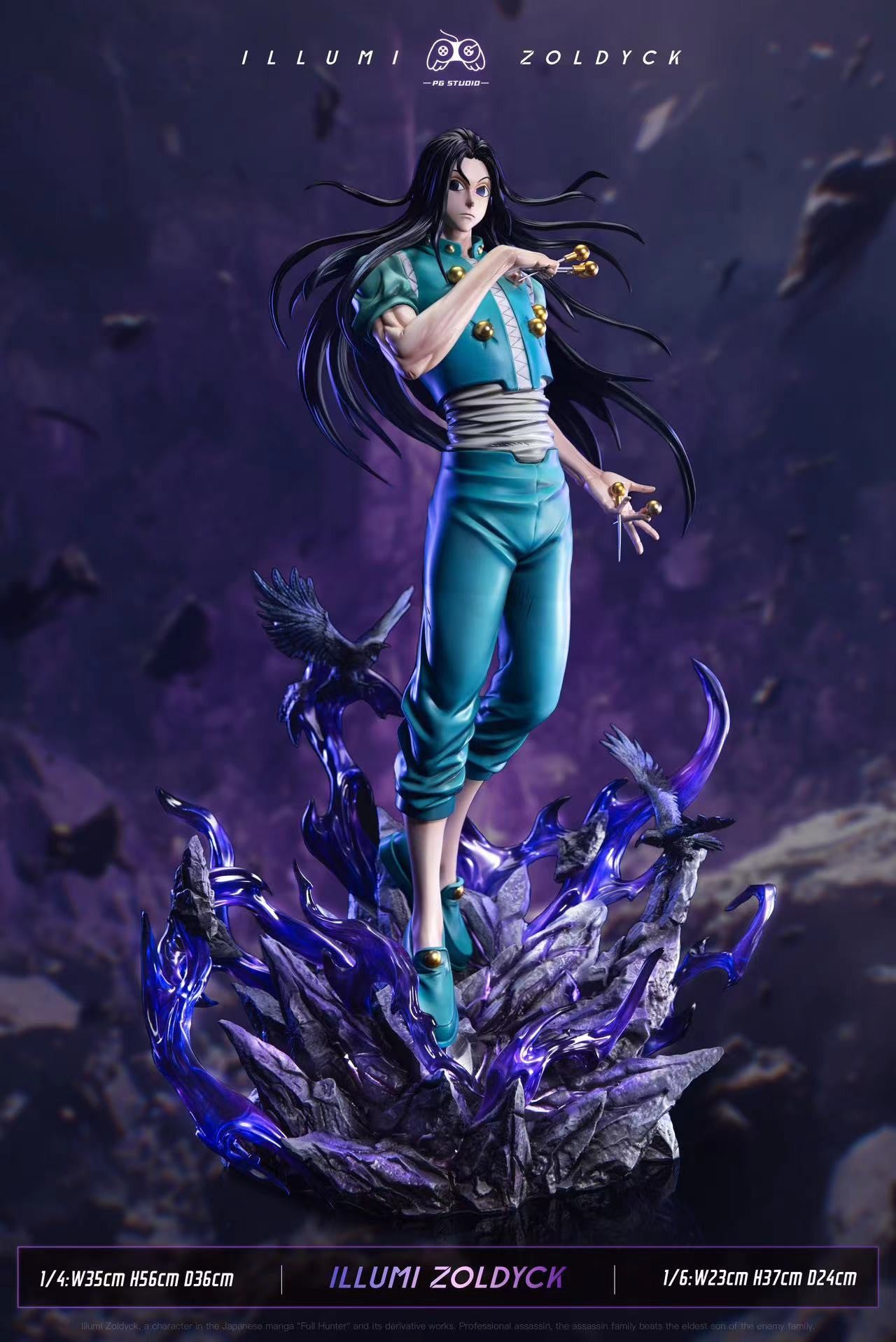 Hunter x Hunter - Illumi Zoldyck | 1:4 Resin Statue | von PG Studio