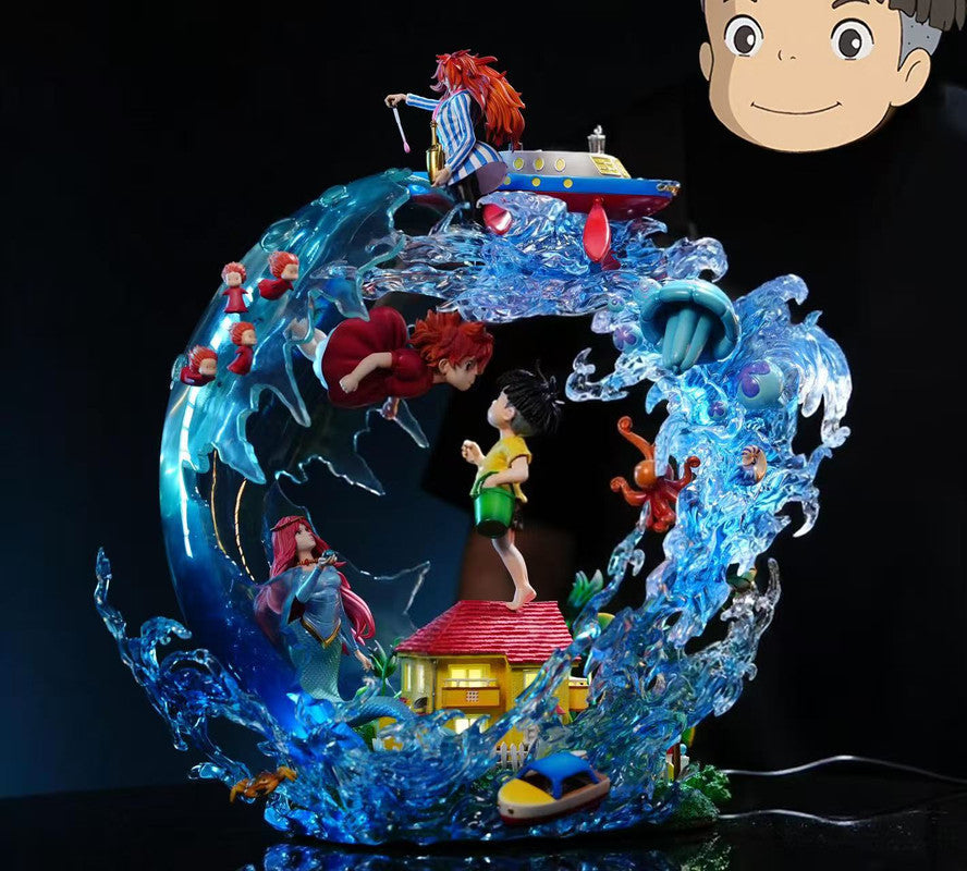 Studio Ghibli - Ponyo on the Cliff 2.0 | Resin Statue | by OPM