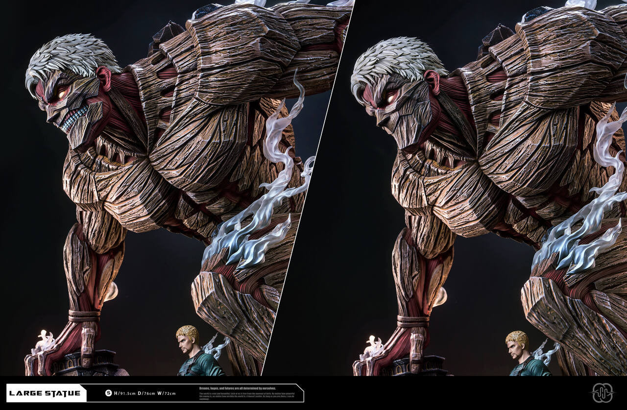 Attack on Titan - The Armored Titan & Reiner | 1:4 Resin Statue | by Hertz Studio
