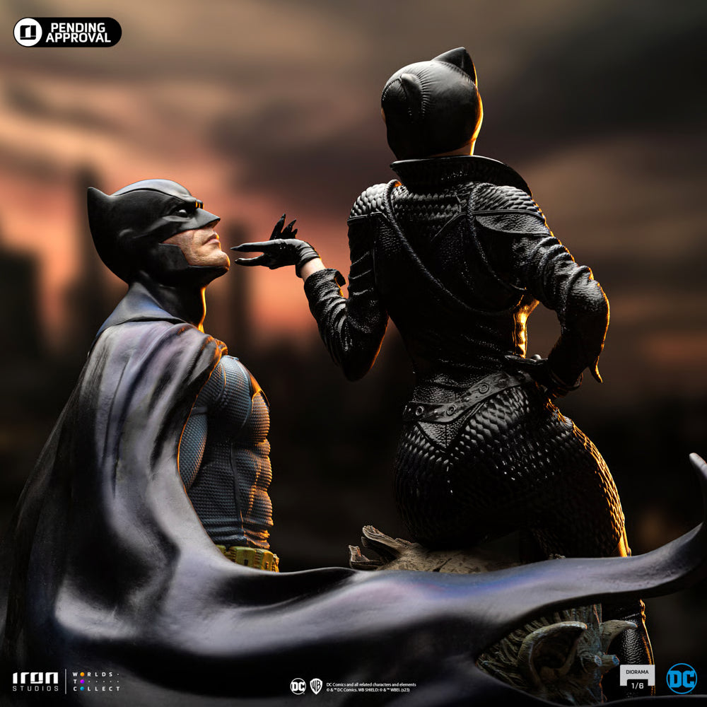 DC Comics - Batman & Catwoman | 1:6 Resin Statue | von Iron Studios