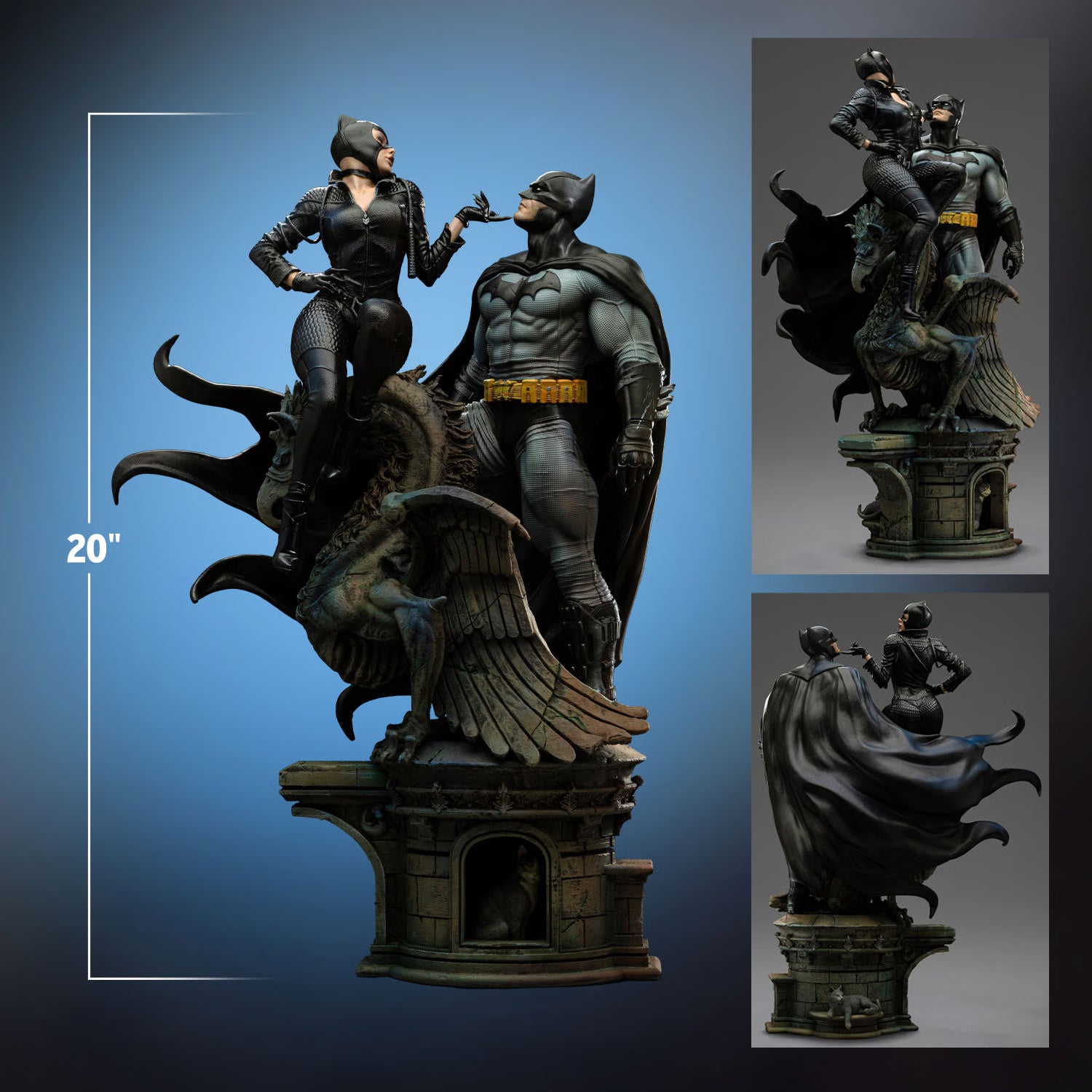 DC Comics - Batman & Catwoman | 1:6 Resin Statue | von Iron Studios