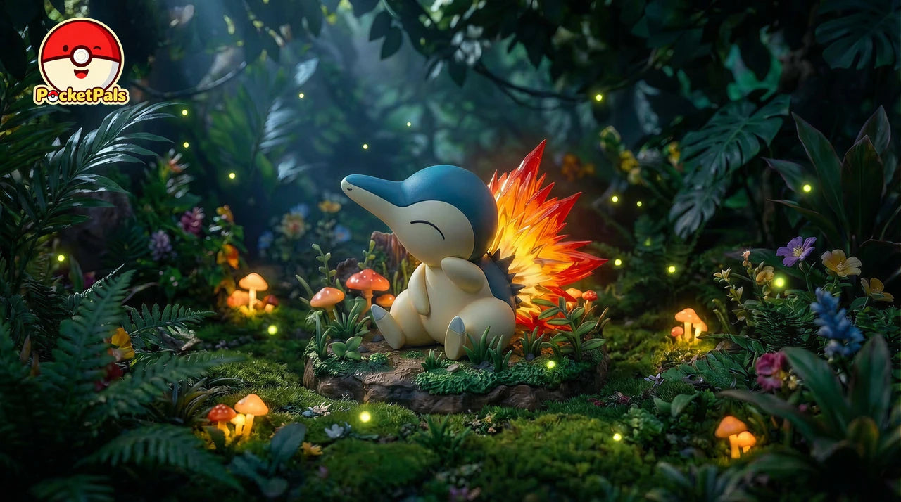 Pokémon - Cyndaquil | 1:20/1:10 Resin Statue | by PocketPals Studio