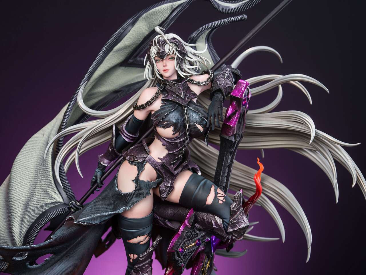 Fate/Grand Order - Black Jeanne d'Arc Alter | 1:4 Resin Statue | by SD Studio