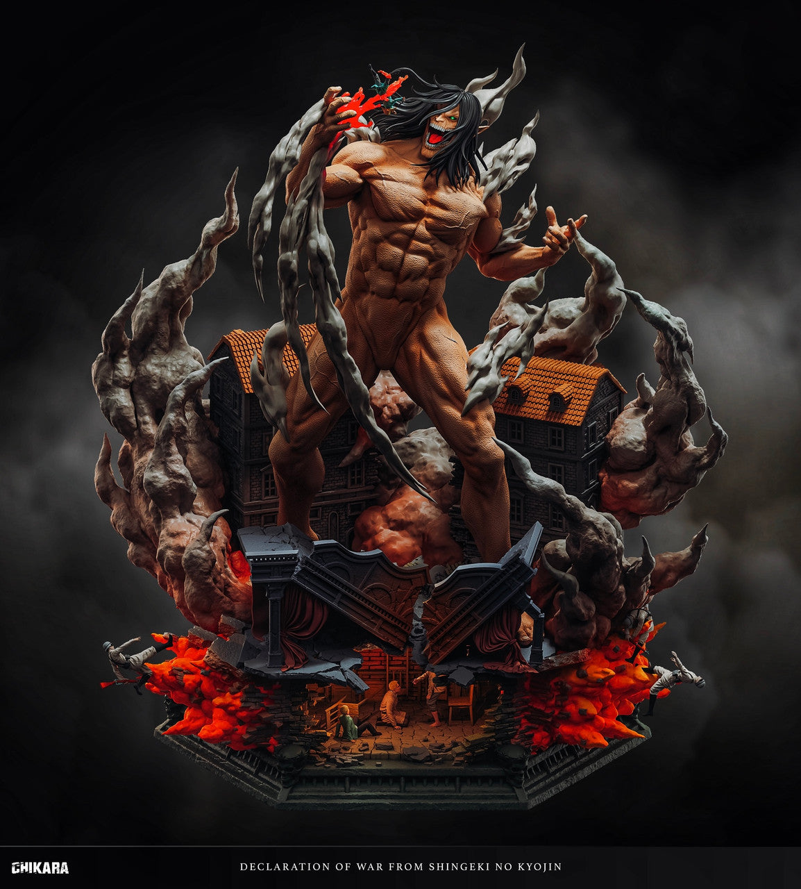 Attack on Titan - Declare war | Resin Statue | by Chikara Studio Attack on Titan - Declare war | Resin Statue | by Chikara Studio