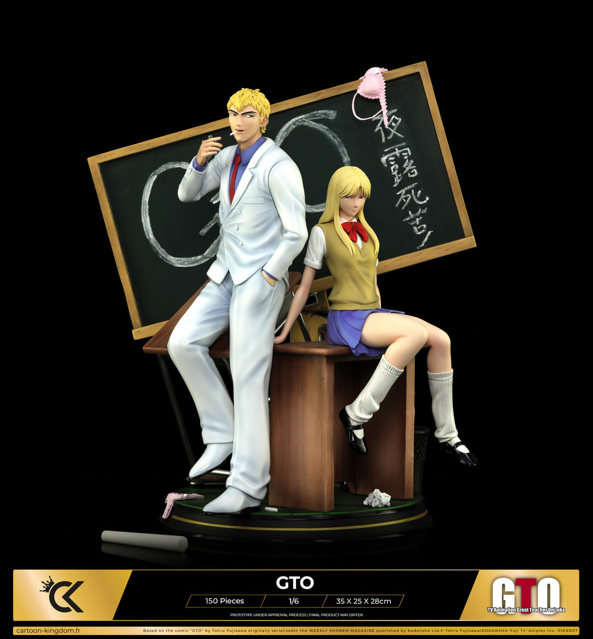 Great Teacher Onizuka - Onizuka & Urumi | 1:6 Resin Statue | by Cartoon Kingdom Studio