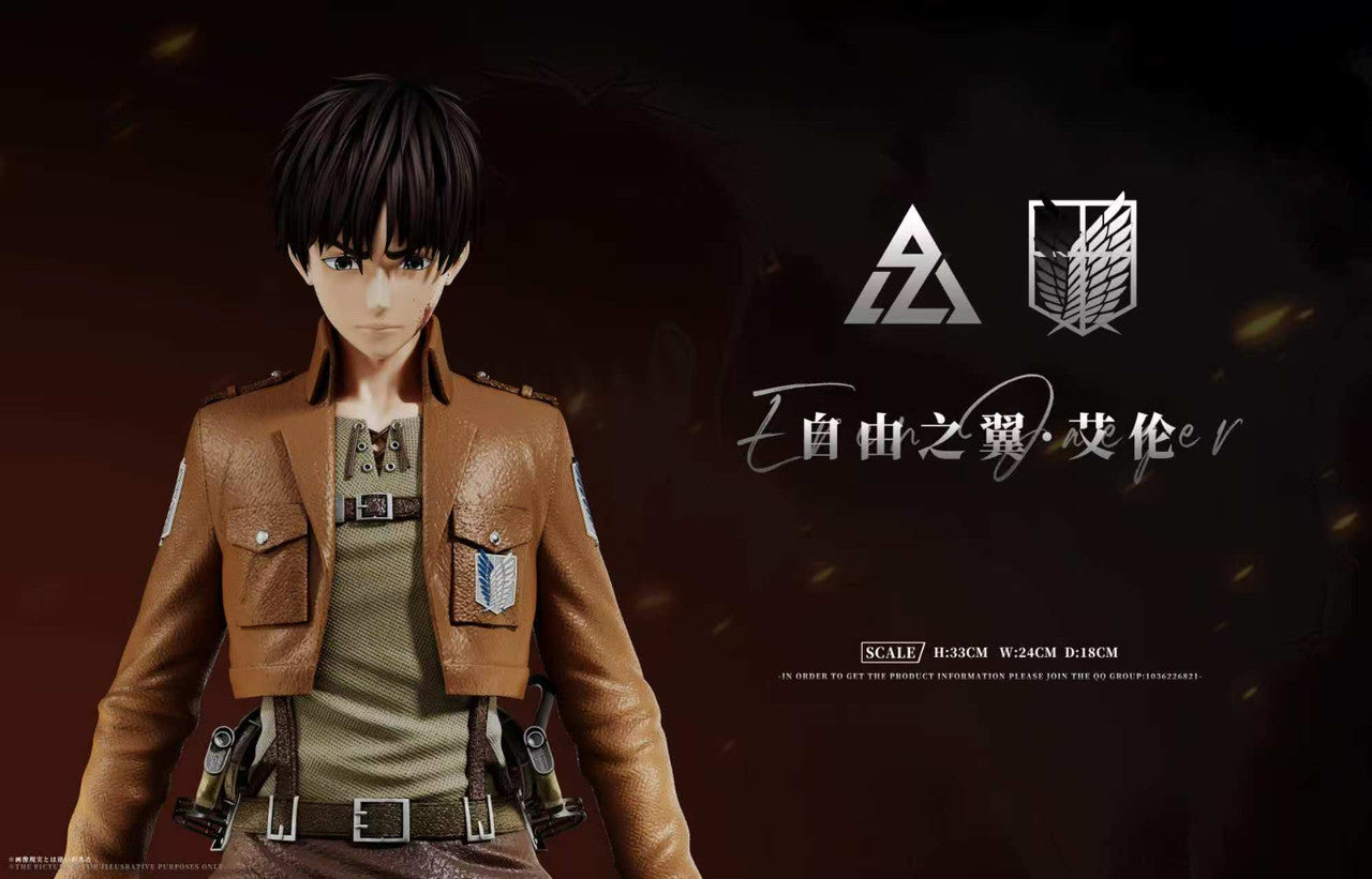 Attack on Titan - Wings of Freedom Eren Jeager | 1:3 Resin Statue | by AZ Studio