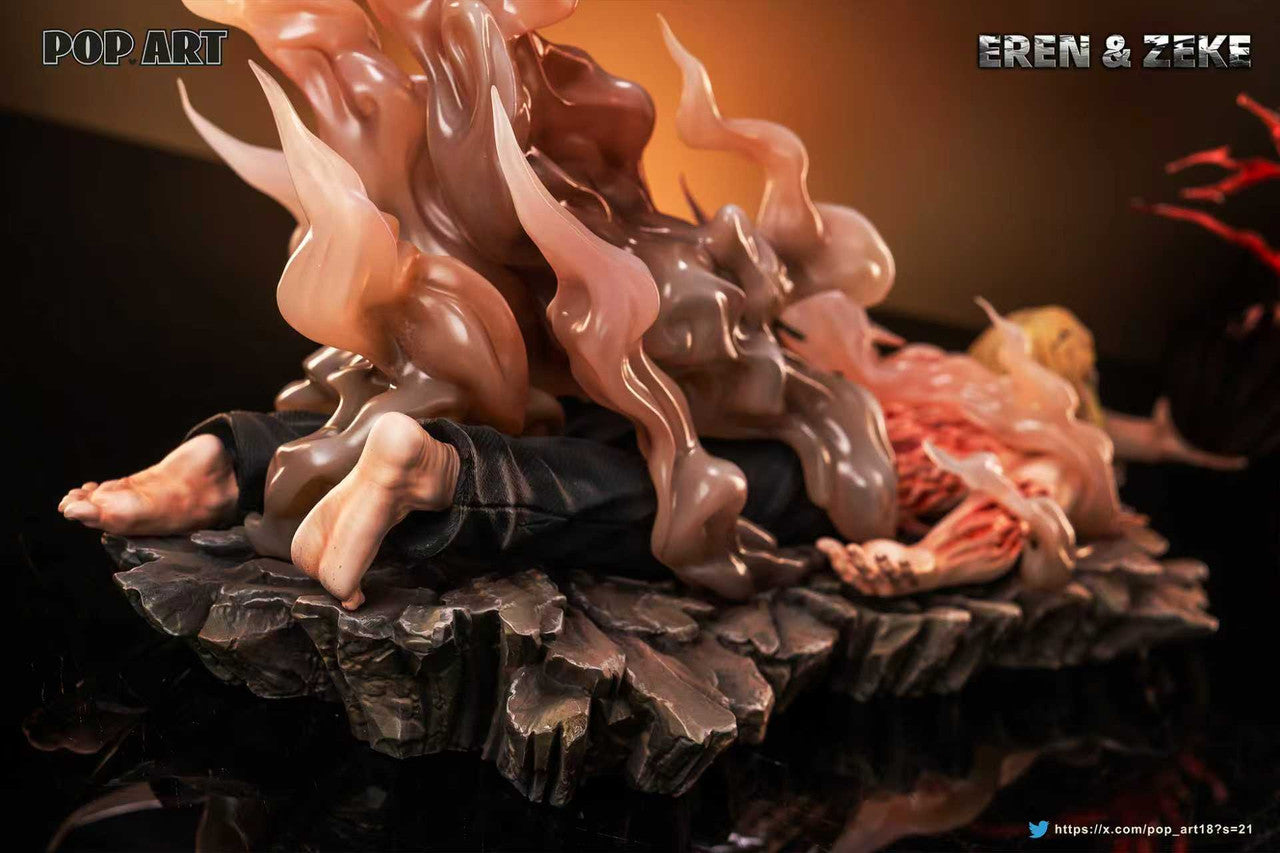 Attack on Titan - Eren & Zeke | 1:6 Resin Statue | by Pop.Art Studio