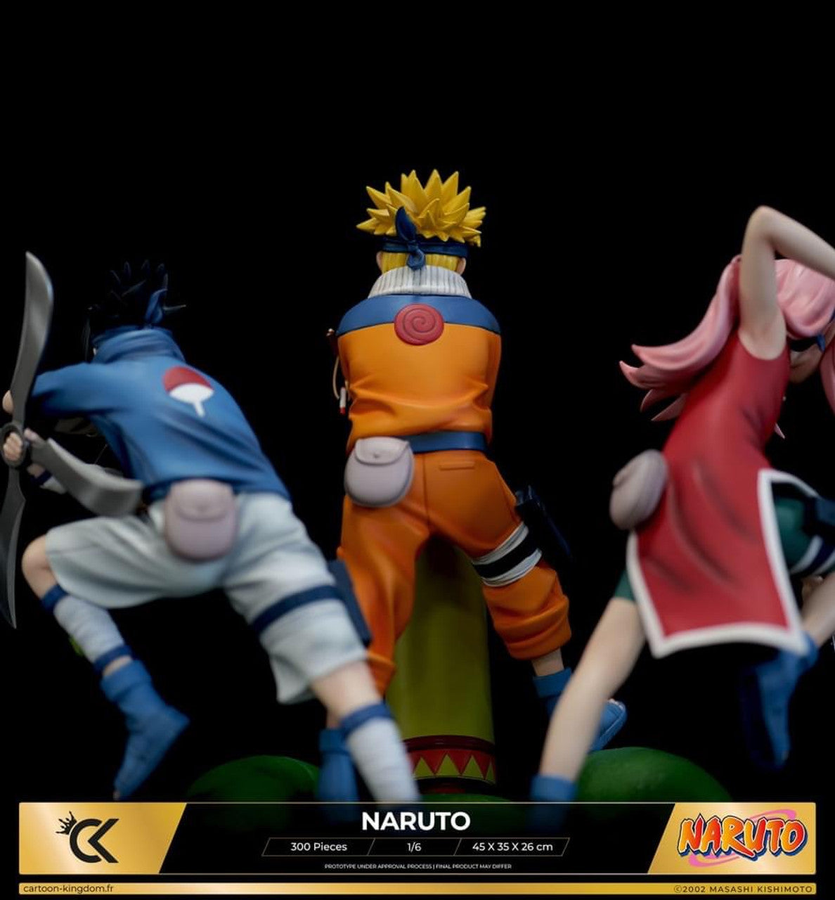 Naruto - Kakashi & Naruto & Sasuke & Sakura | 1:6 Resin Statue | by Cartoon Kingdom Studio