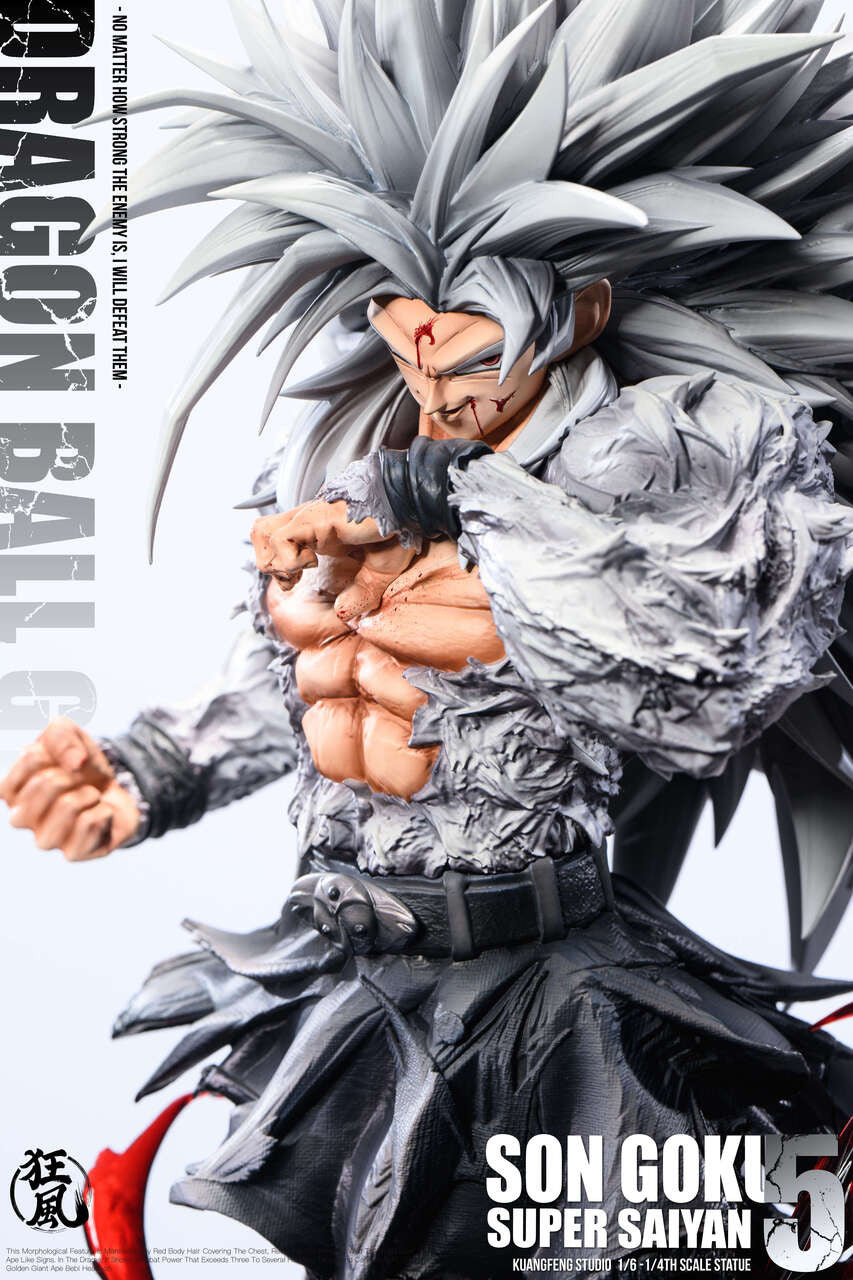 Dragon Ball - SS4 & SS5 Goku | 1:6/1:4 Resin Statue | by Kuang Feng Studio