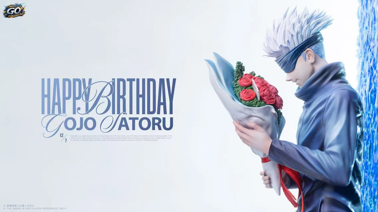 Jujutsu Kaisen - Gojo holding flowers