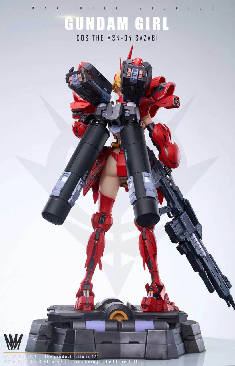 Mobile Suit Gundam - Gundam Girl MSN-04 Sazabi | Resin Statue | by Max Milk Studio