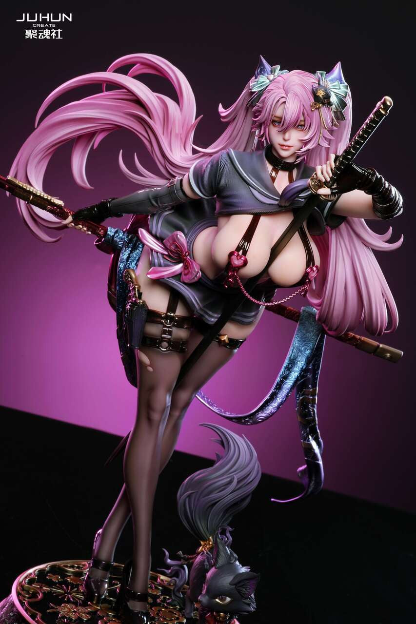 Demon Slaying Girl Aya | 1:4 Resin Statue | by JuHunCreate Studio