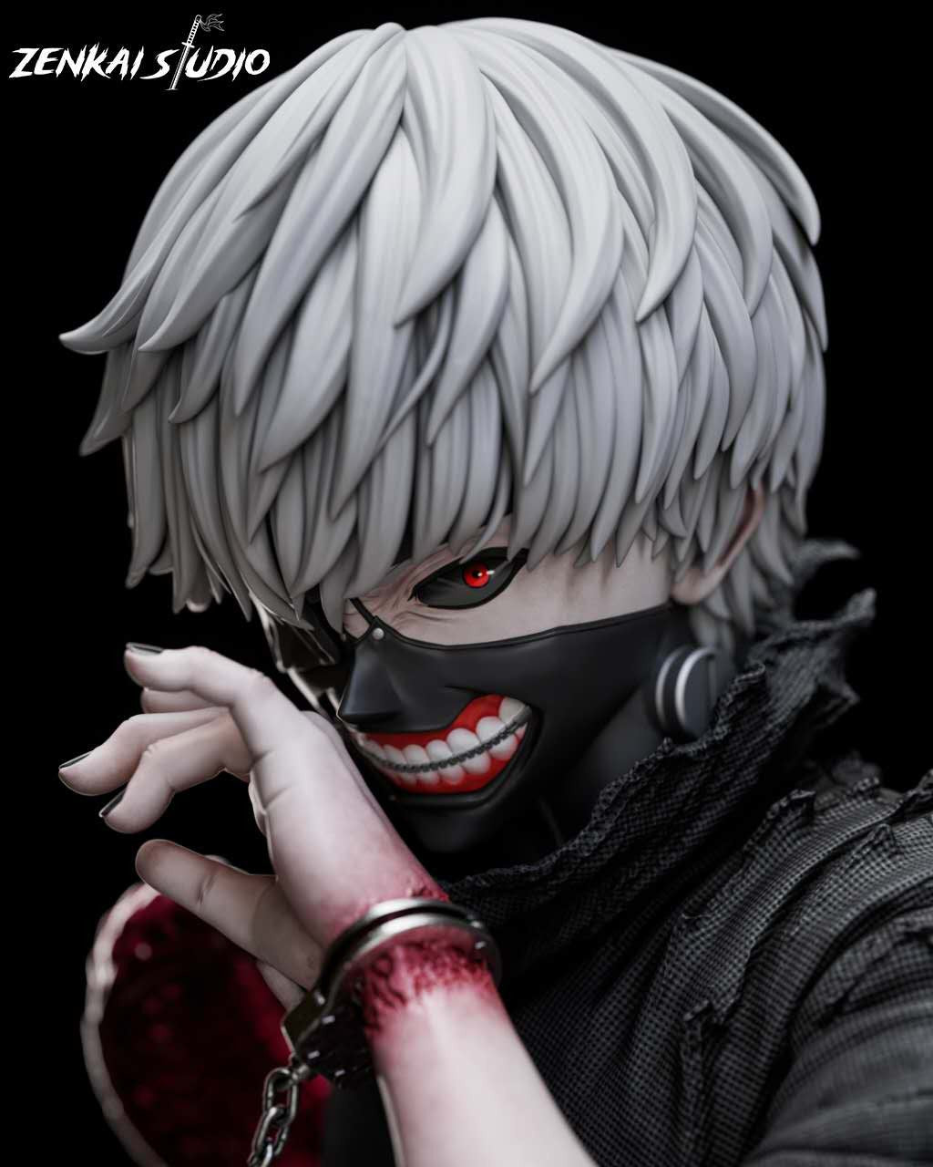 Tokyo Ghoul - Kaneki Ken | 1:1 Resin Statue | by Zenkai Studio